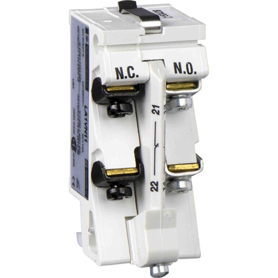 Schneider Electric Auxiliary Contact Block, 1NC + 1NO, TeSys