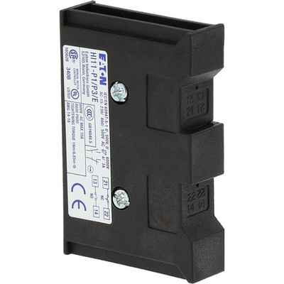 Eaton Auxiliary Contact, 2 Contact, 1NC, 1NO, Flush Mount