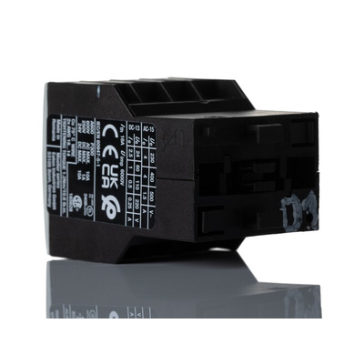 Eaton Auxiliary Contact, 4 Contact, 2 N/O, 2 NC, Front Fixing, 9, 12, 15, DILL, DILM7, MSC-D, MSC-R