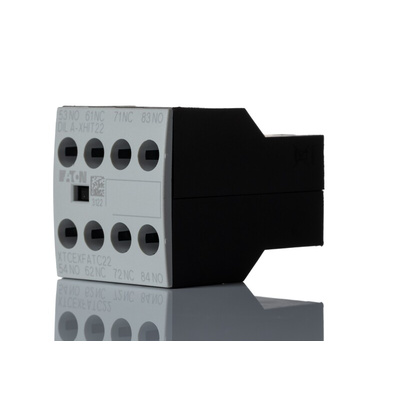 Eaton Auxiliary Contact, 4 Contact, 2 N/O, 2 NC, Front Fixing, 9, 12, 15, DILL, DILM7, MSC-D, MSC-R