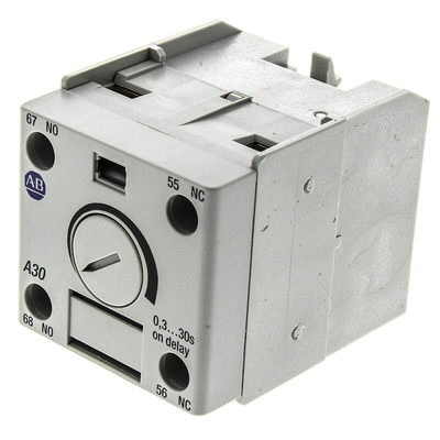 Allen Bradley Bulletin Pneumatic Timer for use with 100-C or 700-CF with AC or 24V DC electronic coils