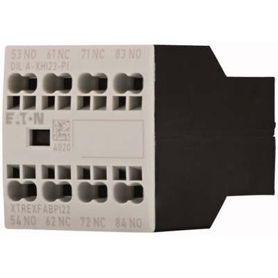 Eaton Auxiliary Contact, 4 Contact, 2 NC, 2 NO, Front Fixing