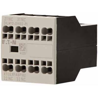 Eaton Auxiliary Contact, 2 Contact, 2 NC, Front Fixing