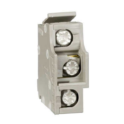 Schneider Electric Auxiliary Contact, 1NC/NO, Clip-on