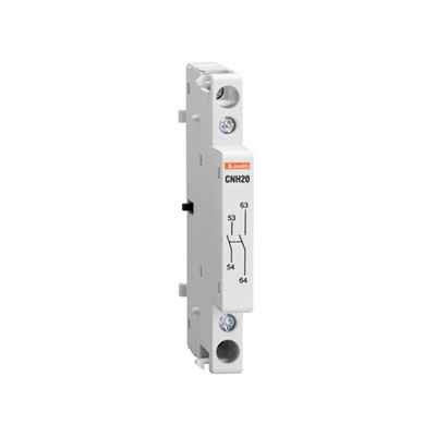 Lovato Auxiliary Contact, 2 Contact, 2NO, DIN Rail, CN