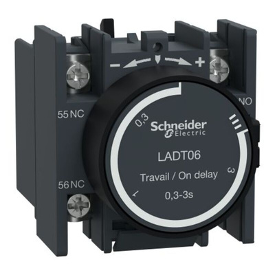 Schneider Electric Auxiliary Contact Block, 2 Contact, 1 NO + 1 NC, Front Mount, TeSys