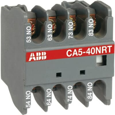 ABB Auxiliary Contact Block, 4 Contact, 4NC, Front Mount