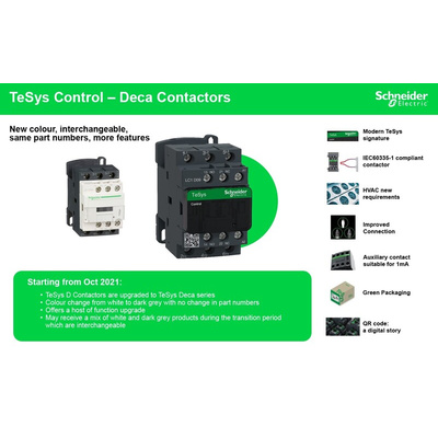 Schneider Electric TeSys Pneumatic Timer for use with TeSys D, TeSys Deca, TeSys F