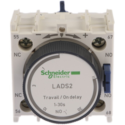 Schneider Electric TeSys Pneumatic Timer for use with TeSys CAD Contactor, TeSys LC1D Contactor, TeSys LC1F Contactor