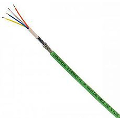 Harting HARTING RJ Industrial® Green PUR Cat5 Cable SF/UTP, 100m Unterminated/Unterminated