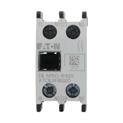 Eaton Auxiliary Contact, 2 Contact, 2NO, Front Mount