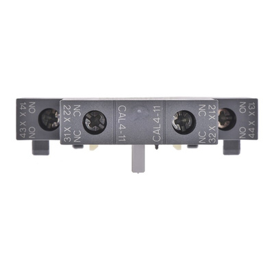 ABB Auxiliary Contact, 2 Contact, 1NC + 1NO, Side Mount, S200M