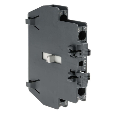 ABB Auxiliary Contact, 4 Contact, 2NC + 2NO, Side Mount