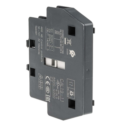 ABB Auxiliary Contact, 4 Contact, 2NC + 2NO, Side Mount