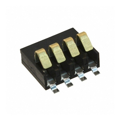 AVX, 9155 Male 4 Way Battery Connector, Right Angle, Surface Mount, 3A