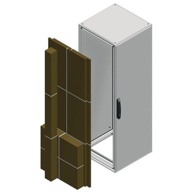 Schneider Electric NSYSFD Series Lockable RAL 7035 Side Door, 2000mm H, 500mm W for Use with Spacial SF