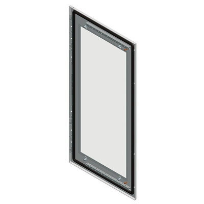 Schneider Electric NSYSFD Series Lockable RAL 7035 Transparent Door, 2000mm H, 1m W for Use with Spacial SF