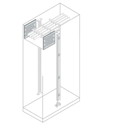 ABB IS2 Series Steel Busbar Segregation Panel, 220mm W, 0.8mm L, for Use with IS2 Enclosures For Automation