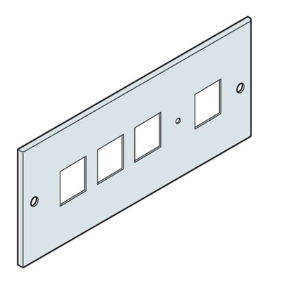 ABB IS2 Series RAL 7035 Steel Instrument Panel, 200mm W, 600mm L, for Use with IS2 Enclosures For Automation