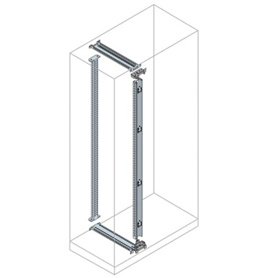 ABB AM2 Series Galvanised Steel Upright, 100mm W, 2m L For Use With IS2 Enclosures