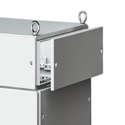 Rittal VX Series RAL 7035 Sheet Steel Side Panel, 600mm W, 200mm L, for Use with Enclosure VX