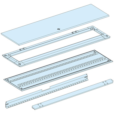 Schneider Electric PrismaSeT Active G Series White Rear Panel, 850mm H, 300mm W, for Use with Extension Duct