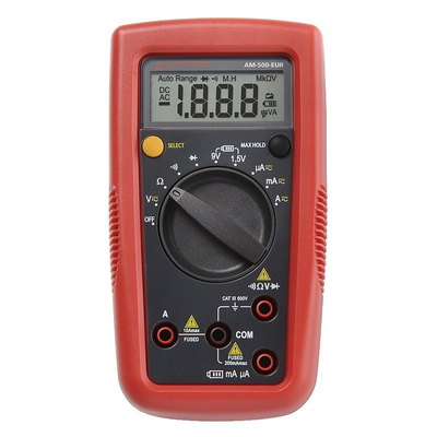 Amprobe AM-500 Handheld Digital Multimeter, With UKAS Calibration