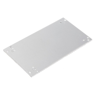 RS PRO Grey Aluminium Front Panel, 3U, 14HP