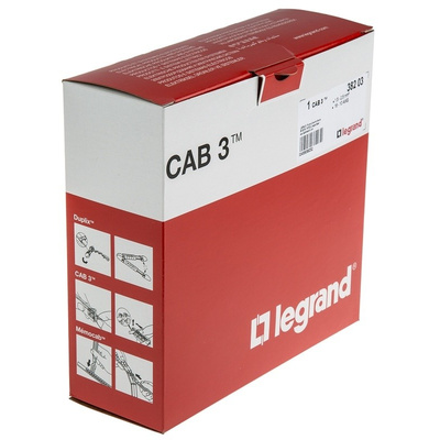 Legrand CAB 3 Clip On Clip On Cable Marker, Pre-printed "0 → 9" ,1.5 → 2.5mm Dia. Range