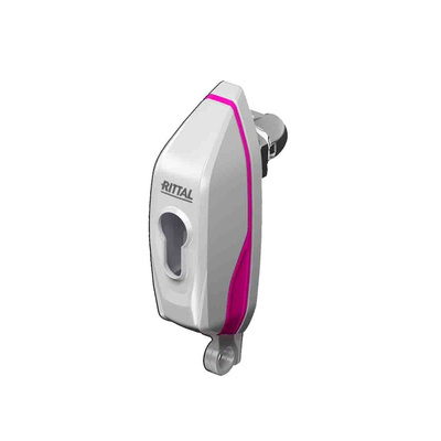 Rittal Grey Die Cast Zinc Locking Handle, Mini Handle