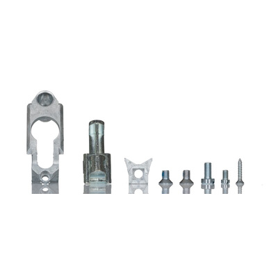 Rittal Grey Die Cast Zinc Locking Handle, Flush Face