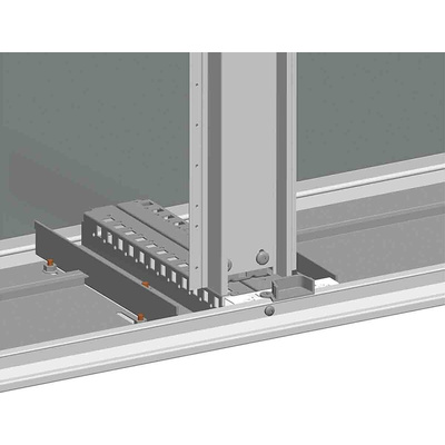 Schneider Electric NSYSTBR Series Adjustment Rail, 160mm W, 50mm H, 400mm L For Use With Spacial SM