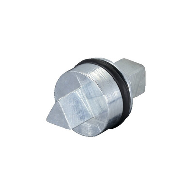 Rittal Silver Die Cast Zinc Lock Insert