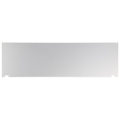 RS PRO Grey Aluminium Hinged Panel, 3U, 84HP