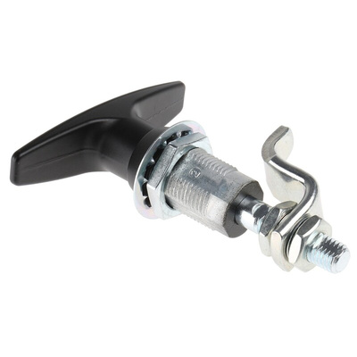 Southco Black Die Cast Zinc Locking Handle, T-Handle