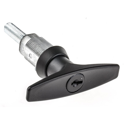 Southco Black Die Cast Zinc Locking Handle, T-Handle