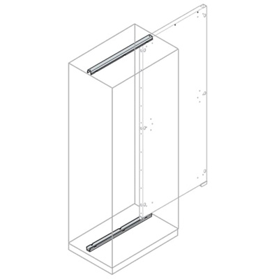 ABB IS2 Series Steel Guiding Rail, 1.2m W, 1.2m L For Use With Lateral Insert Plates