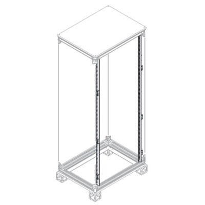 ABB IS2 Series Galvanised Steel Upright, 55.3mm W, 1.8m L For Use With IS2 Enclosures