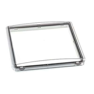 Fibox Grey Polycarbonate IP65 Inspection Window for use with 24 Module Enclosure