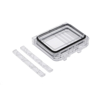 Fibox Transparent Polycarbonate IP54 Inspection Window for use with 4 Module Enclosure