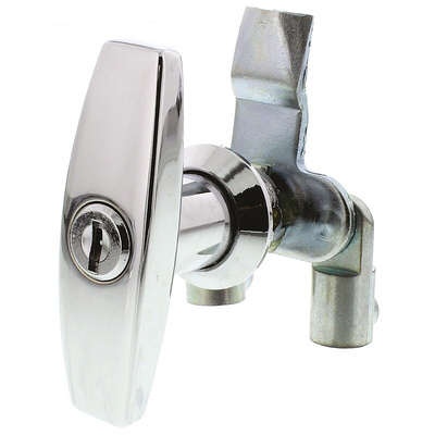 Steinbach & Vollman Silver Die Cast Zinc Locking Handle, T-Handle