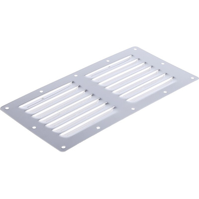 RS PRO Stainless Steel Louvred Panel, 230 x 115 x 0.7mm