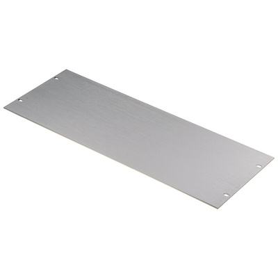 RS PRO Unpainted Aluminium Front Panel, 4U, 482.6 x 177mm