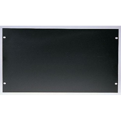 RS PRO Grey Aluminium Front Panel, 9U, 84HP, 483 x 132.5mm