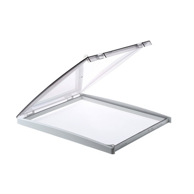 Fibox Grey Polycarbonate IP65 Inspection Window for use with 36 Module Enclosure