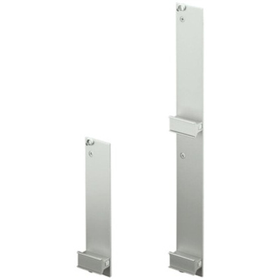 Rittal Unpainted Aluminium Front Panel, 6U, 12HP, 262.05 x 60.6mm