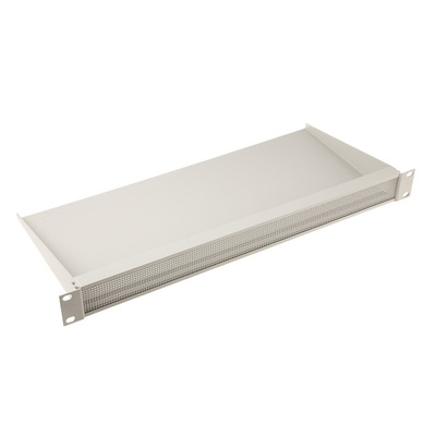 RS PRO Aluminium Ventilation Grill, 1U, 483 mm x 207 mm x 1 U