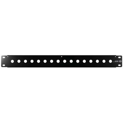 S2Ceb-Groupe Cae Black Steel Rack Panel, 1U, 483 x 88mm