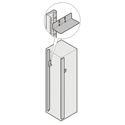 nVent SCHROFF Slide Rail, 75mm Depth, 15kg Max Load