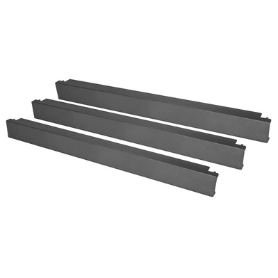 StarTech.com Black Plastic Blanking Panel, 1U, 482 x 42mm